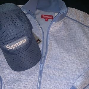 Supreme Repeat Jacket with Perforated Camp Cap